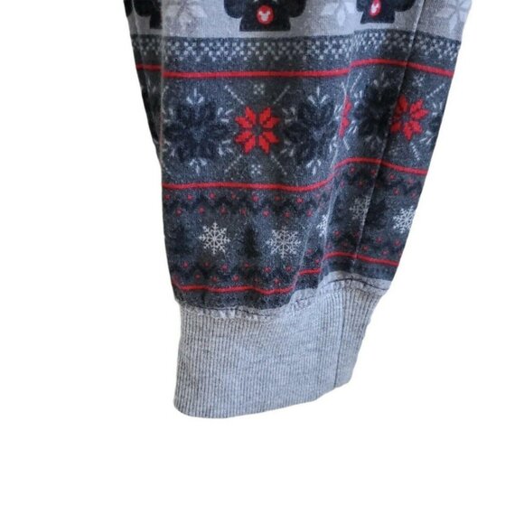 Disney Parks Womens Pajama Lounge Pants Size S Gray Authentic Original Fair Isle - Picture 3 of 6